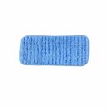 Monarch Brands Scrubbing Wet Flat Mop Pads - 13in , Blue, 12PK PNP-M800013B